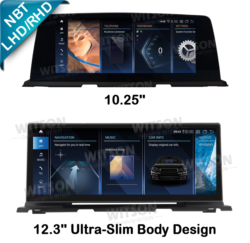 10.25''/12.3'' Screen For BMW 6 Series F06 F12 2013-2017 NBT Android Multimedia Player