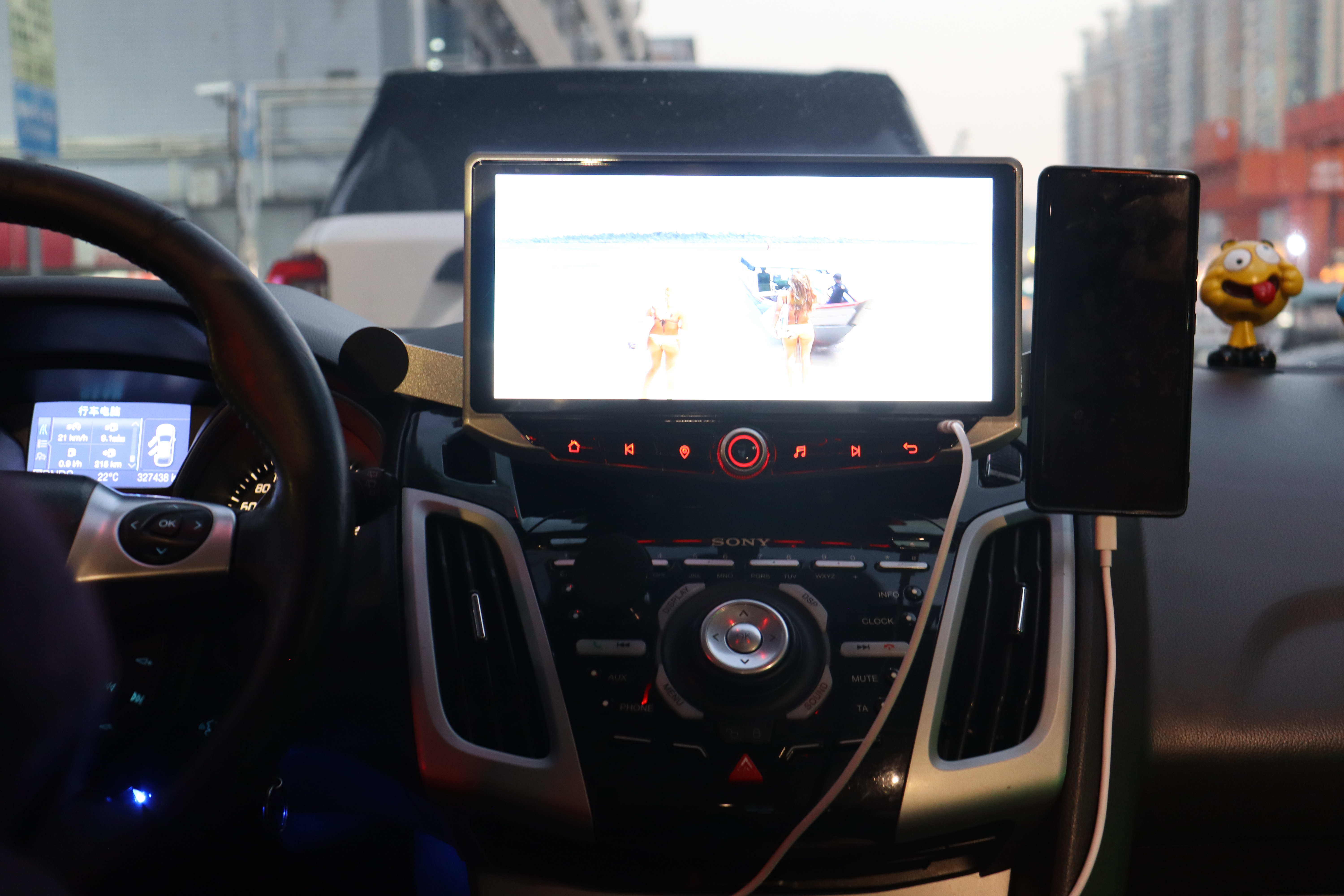 For Ford Focus3 Mk 3 Ford KUGA 2 Escape3 C-MAX Ford EcoSport EcoSport Transit Courier EcoSport Eco Sport Ford Fiesta MK7 2011-2019 Installation effect