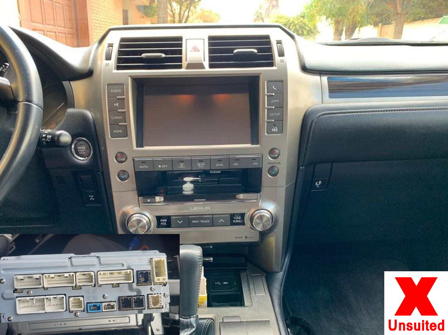 COSENSE 8-Inch Touch Screen Digitizer For Lexus GX460 Radio / Navigation Display
