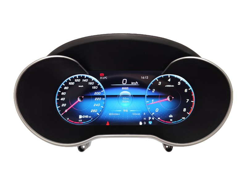 For MERCEDES BENZ C-CLASS  W205 2015-2018 / GLC X253 2016-2019 Car Digital Cluster 12.3
