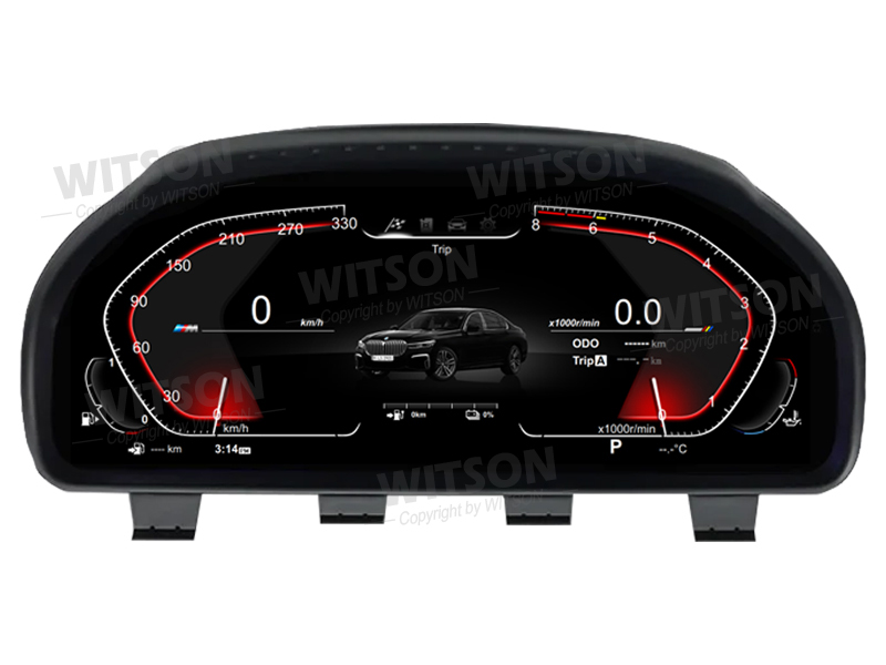 Witson YB1261 12.3 inch QLED digital instrument cluster for BMW 5 Series F10 F07, 6 Series F06, 7 Series F01, X3 F25, X5 F15 and X6 F16